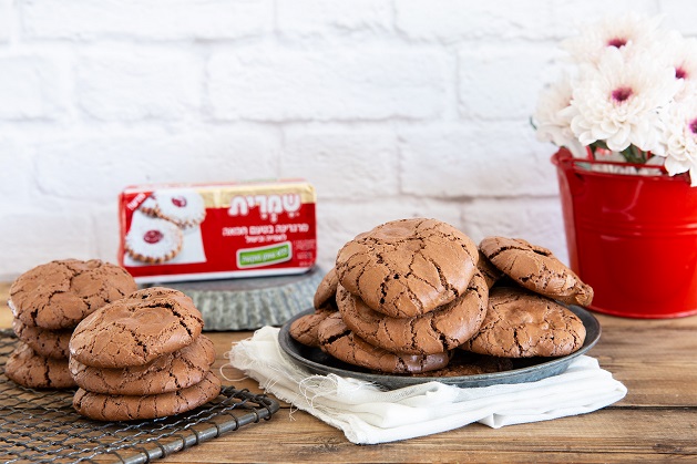 עוגיות כשרות לפסח: פאדג' שוקולד – ללא גלוטן
