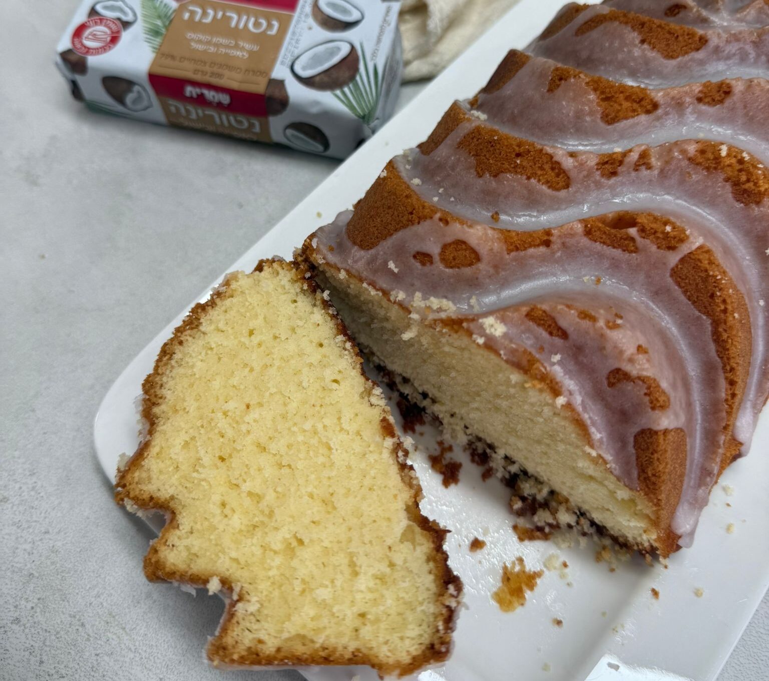 מתכון לעוגת לימון בחושה, נפלאה וקלה להכנה עם נטורינה במקום שמן